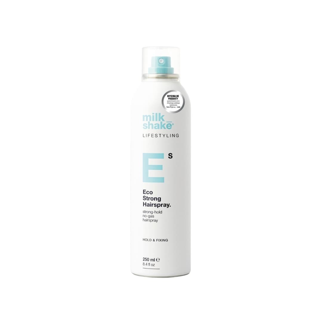 Shake Lifestyling Eco Strong Hairspray, mocny lakier ekologiczny do włosów