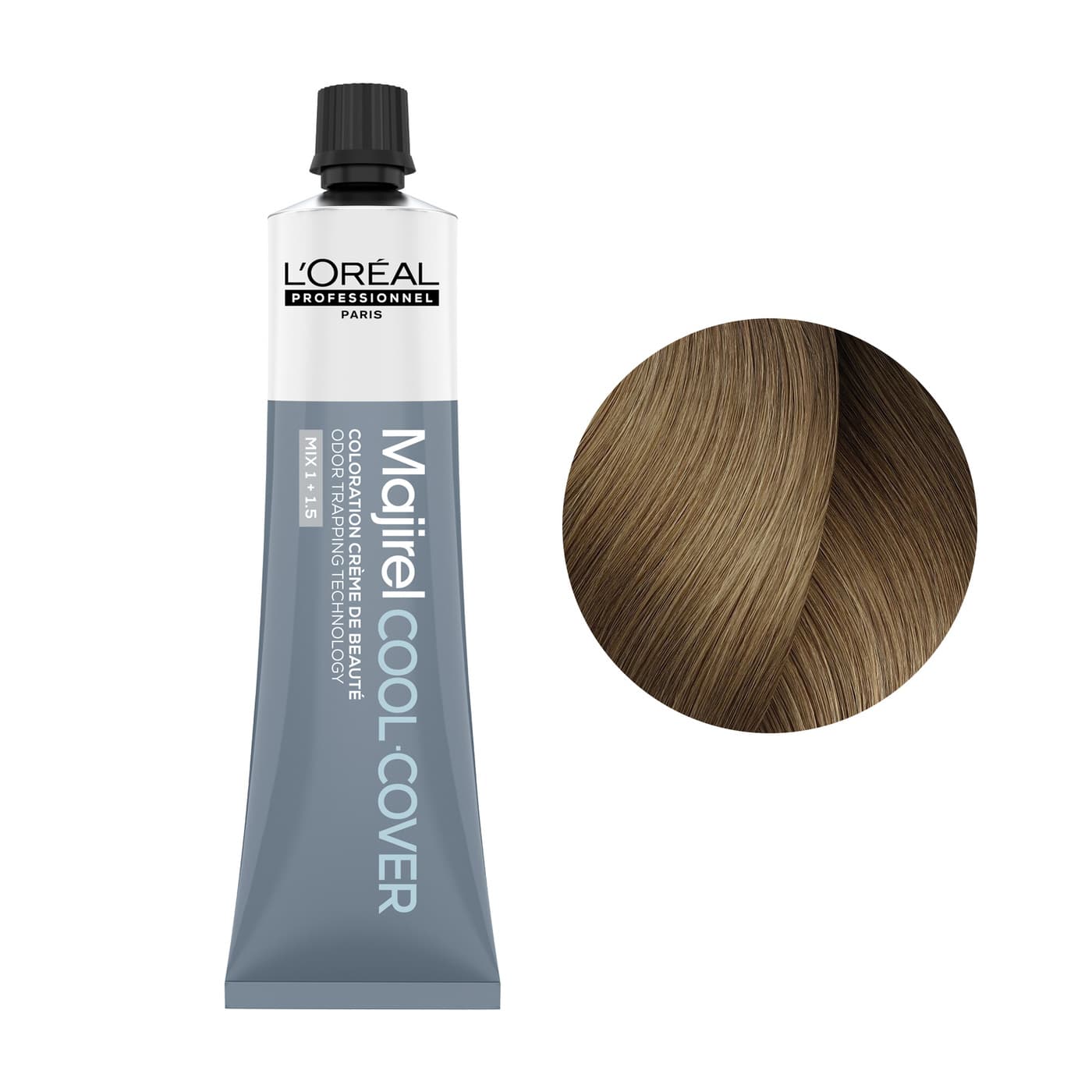 Loreal Majirel Cool Cover, farba do włosów, chłodne odcienie, CC 8