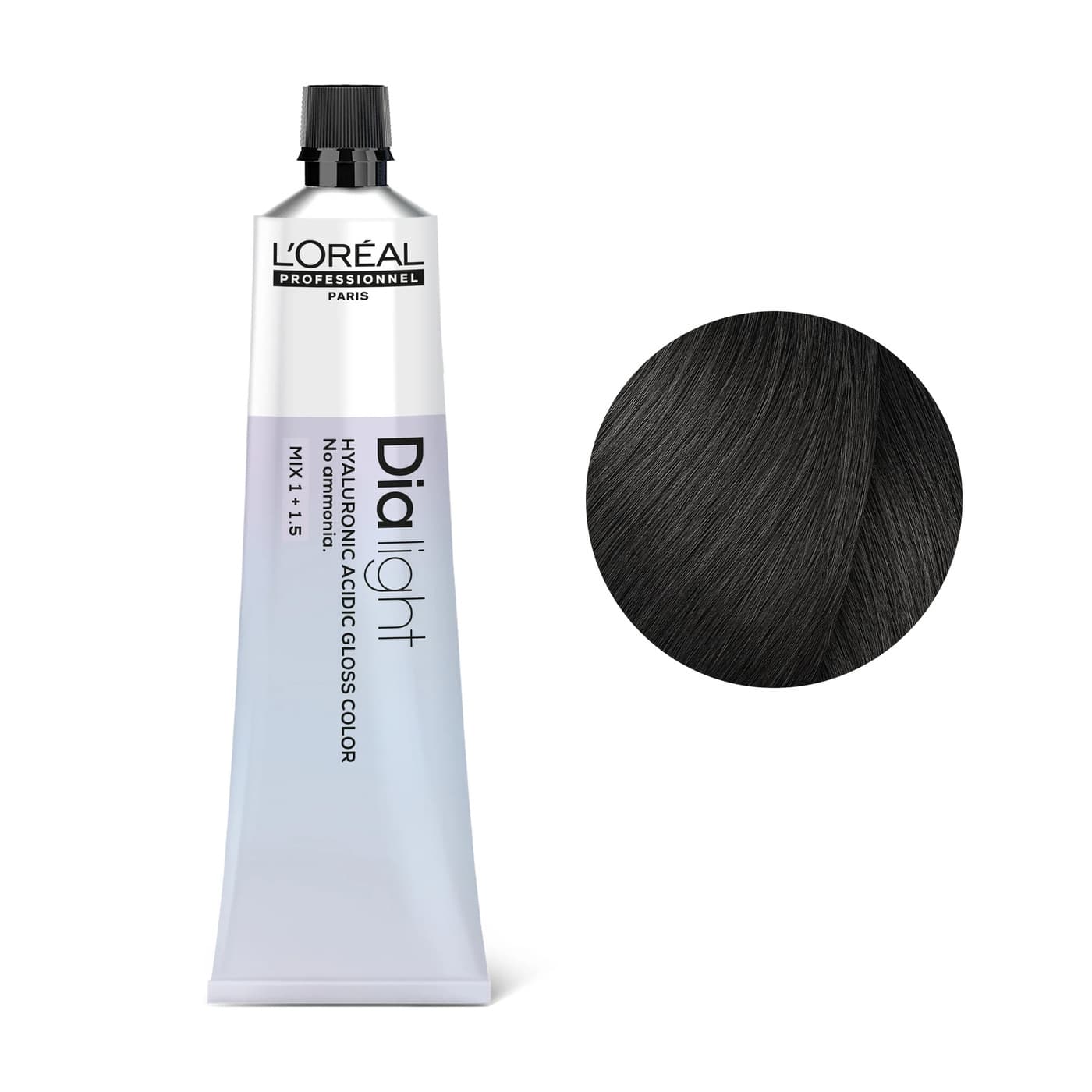 Loreal Dia Light, krem koloryzujący z kompleksem hialuronowym, 4