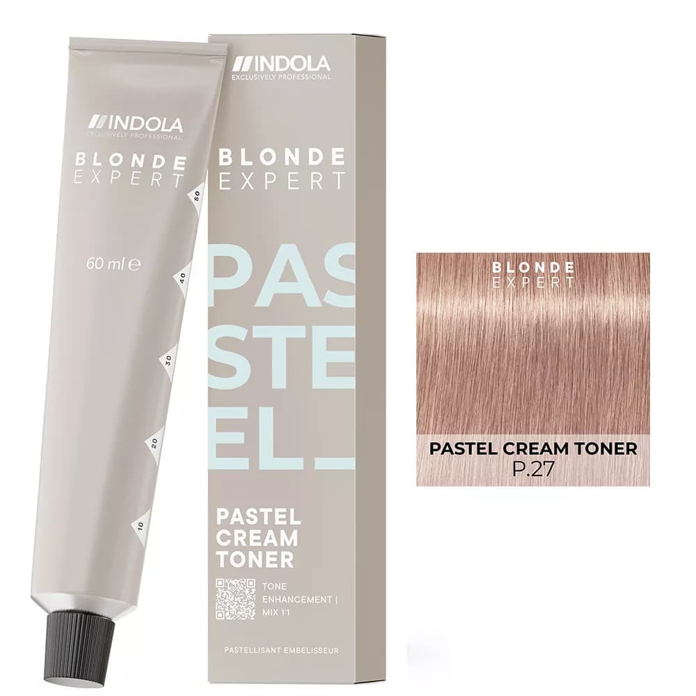 Blonde Expert Pastel Cream, pastelowy toner w kremie, P.27