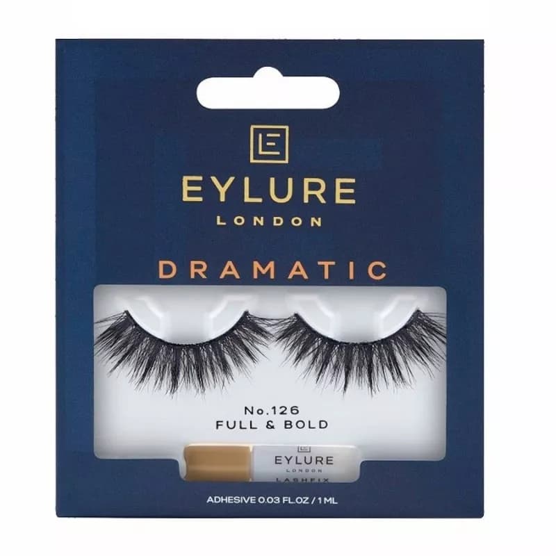 False Lashes, rzęsy z klejem, Dramatic, N126
