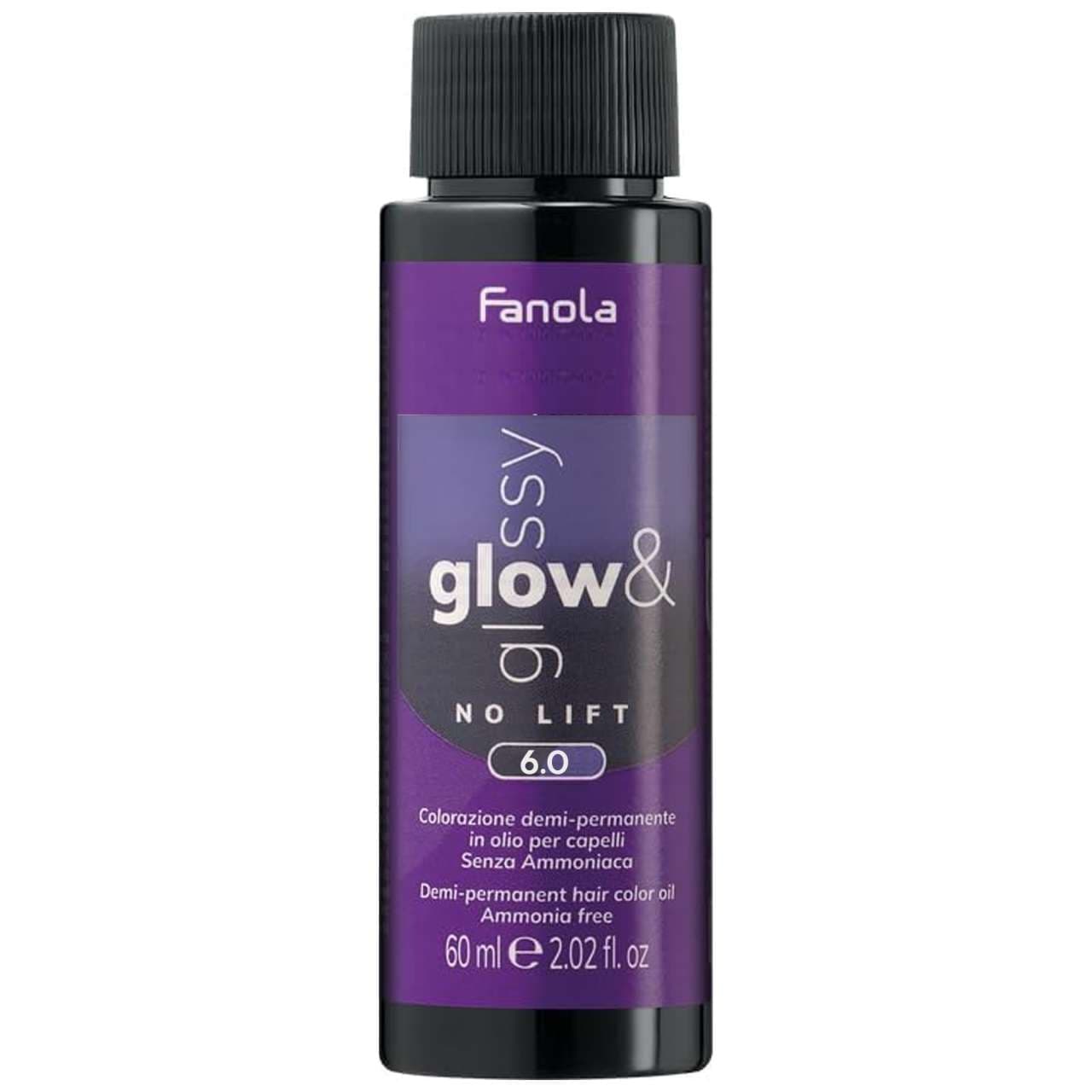 Glow&Glossy, farba demi-permanentna do włosów, 6.0