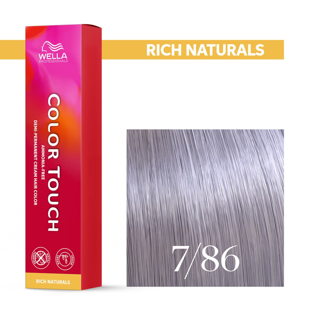 Wella Color Touch, krem tonujący bez amoniaku, 7/86