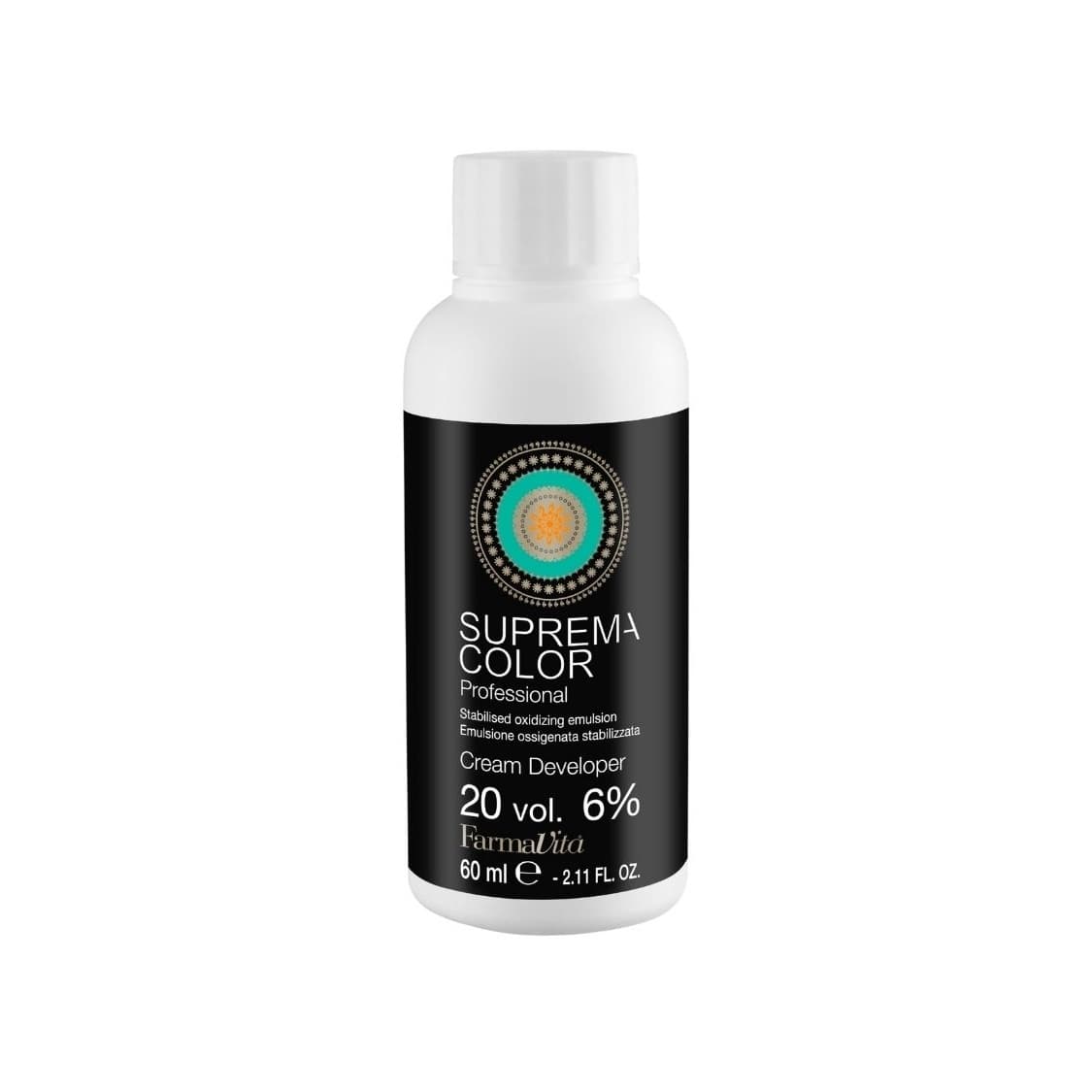 Suprema Color CR. Developer, oksydant, krem rozjaśniający, 20 vol. 6%