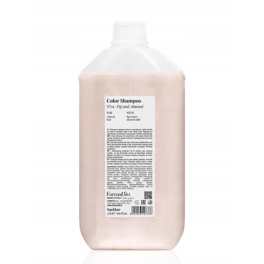 Back Bar Color Shampoo N°01, szampon chroniący kolor