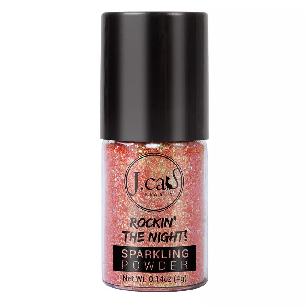Rock the night! Sparkling powder, sypki pigment, Tangerine