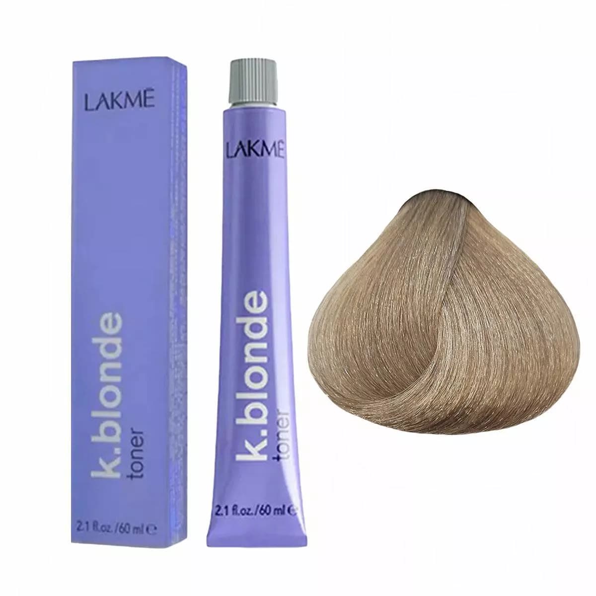 K.Blonde, wegański krem tonujący, toner do włosów, silver
