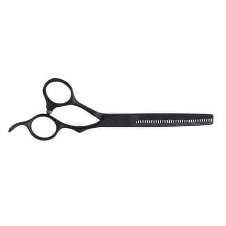 Silkcut Pro Black Matt, degażówki fryzjerskie dla leworęcznych 6,35"