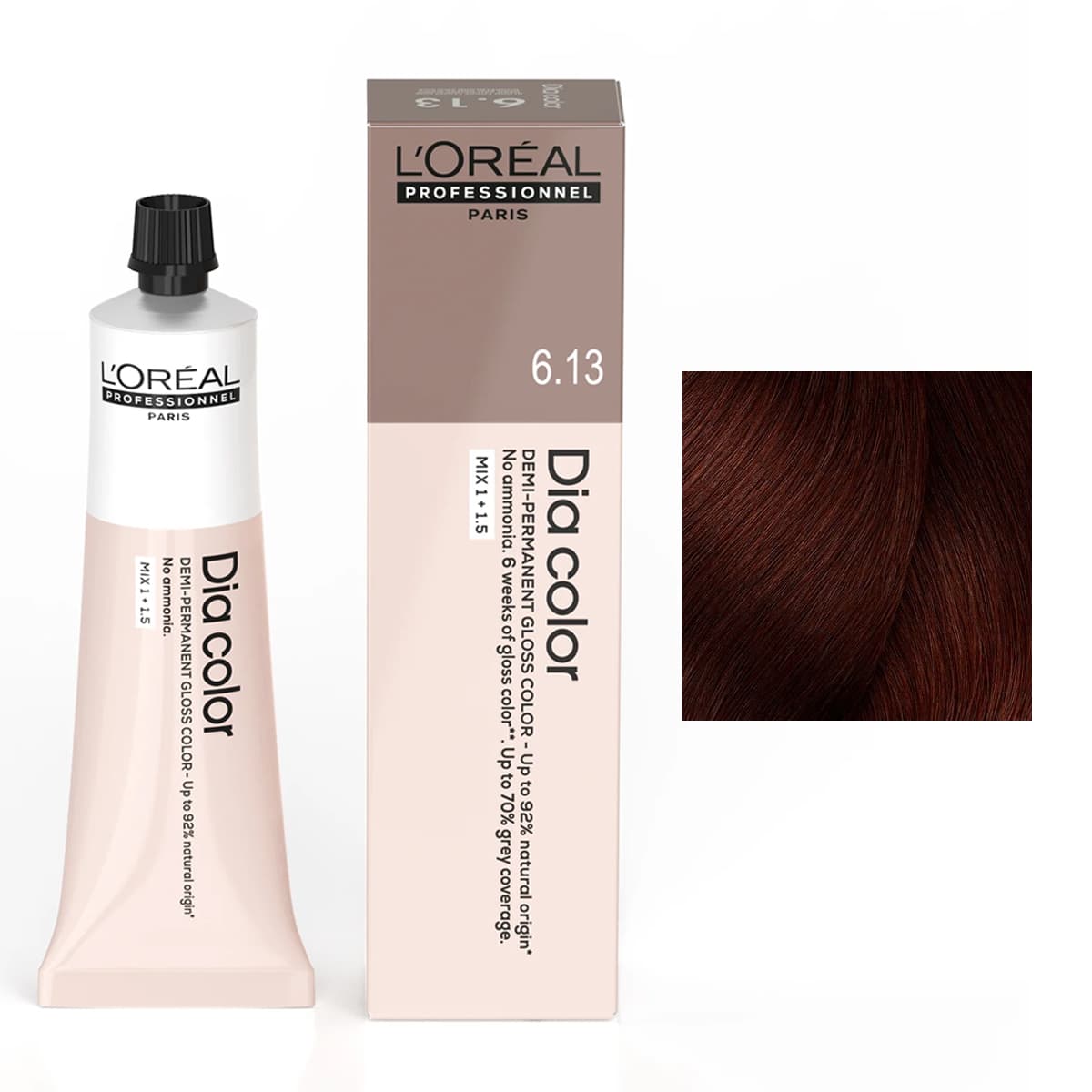 Loreal Dia Color, koloryzacja ton w ton, 4.45