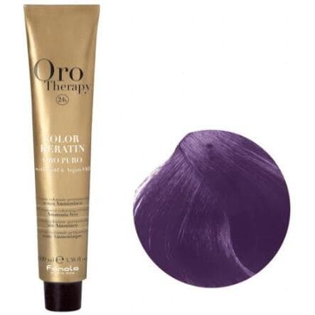 Oro Therapy Color Keratin, farba do trwałej koloryzacji bez amoniaku, violet