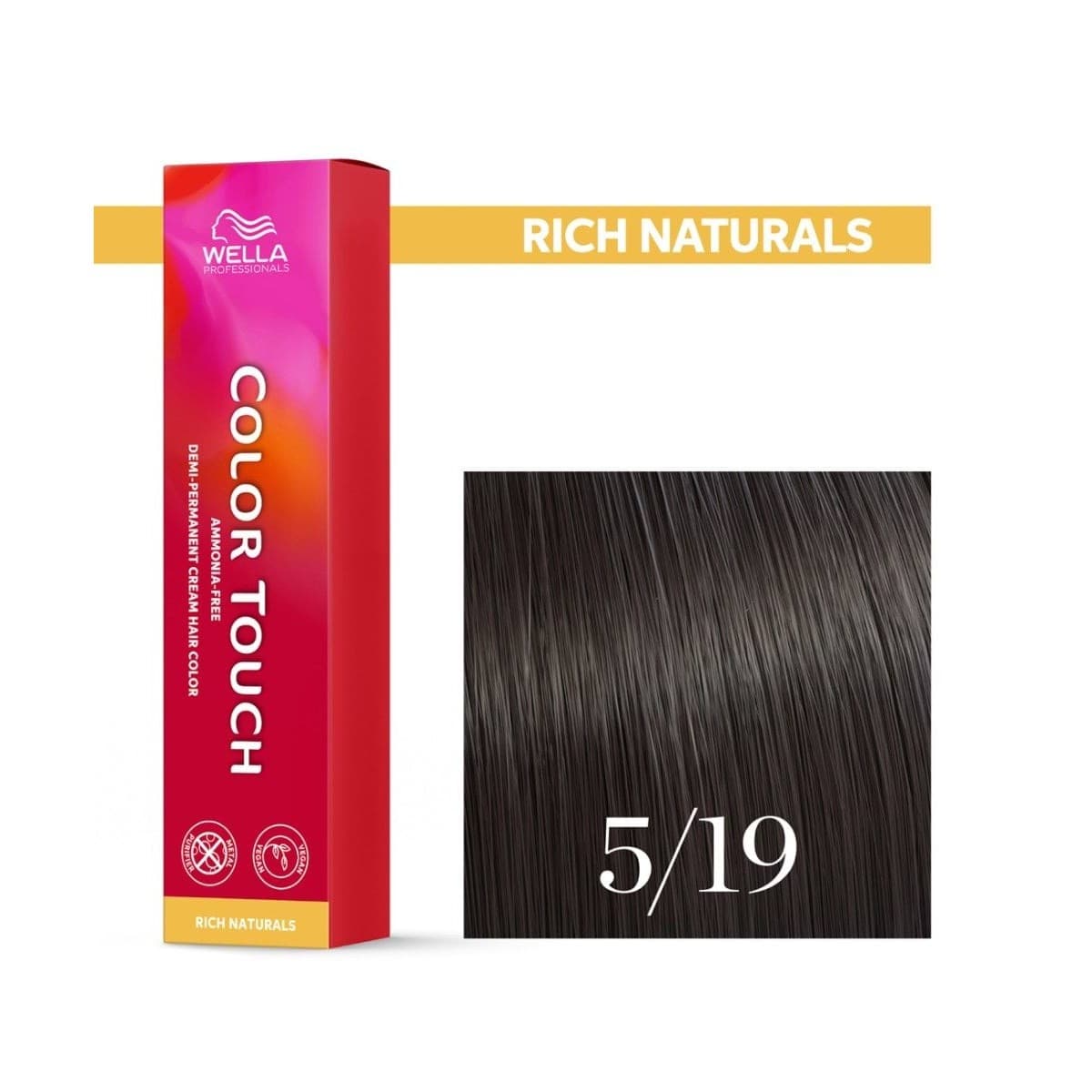 Wella Color Touch, krem tonujący bez amoniaku, 5/19