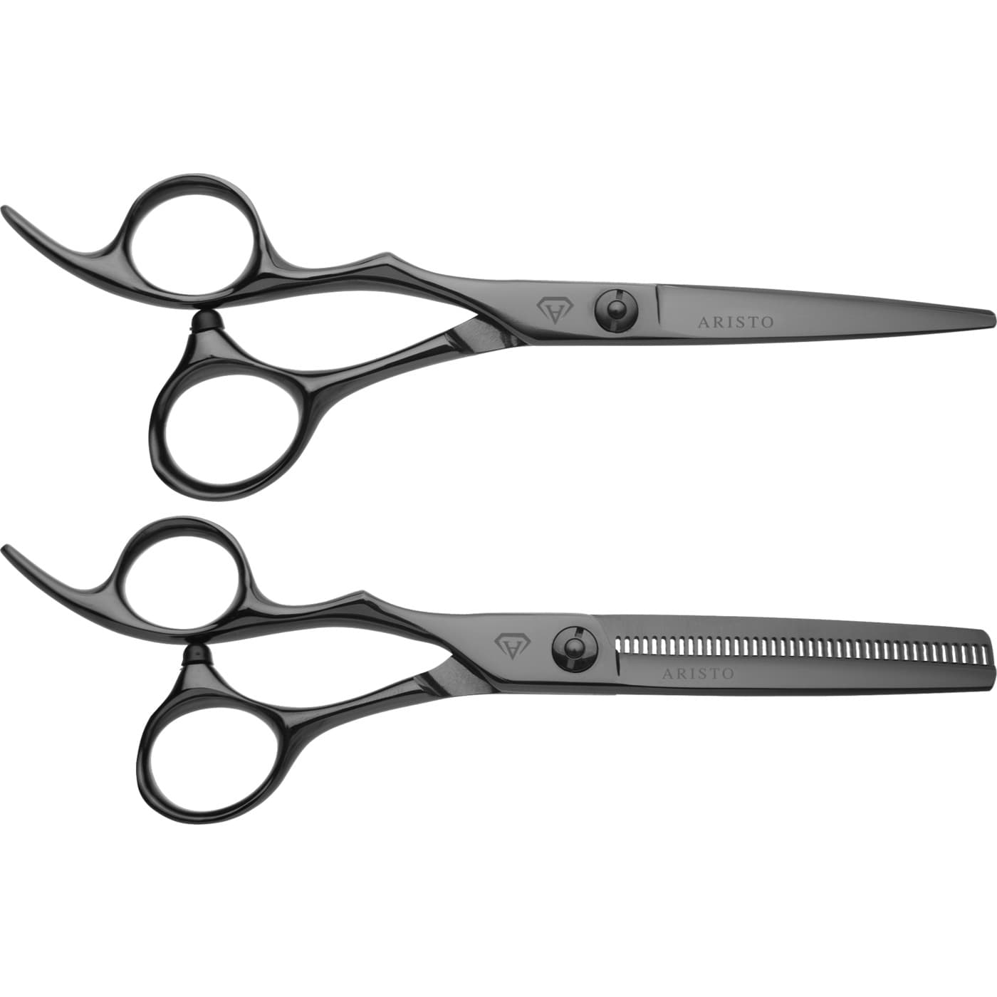 Cut Like a Diamond, zestaw Moonset, nożyczki fryzjerskie 5.5" + degażówki 6.0" 40TL