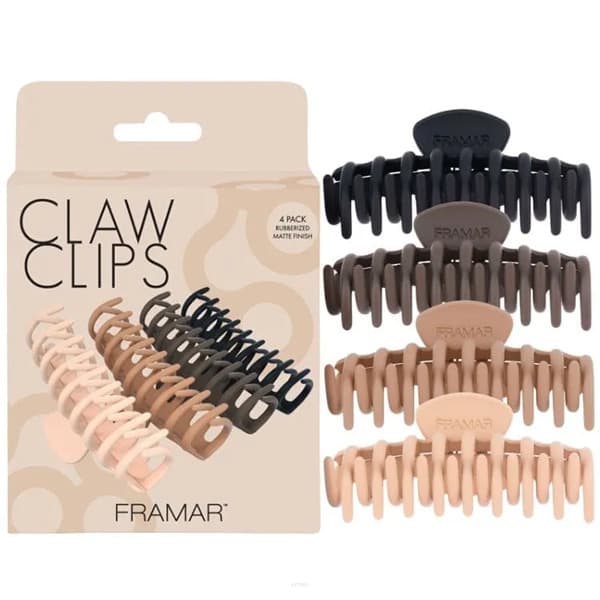 Claw Clips, klipsy do włosów, neutralne