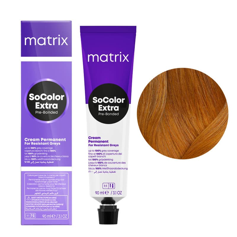 SoColor Extra Coverage, farba do krycia włosów siwych z technologią Pre-Bonded, 506NV