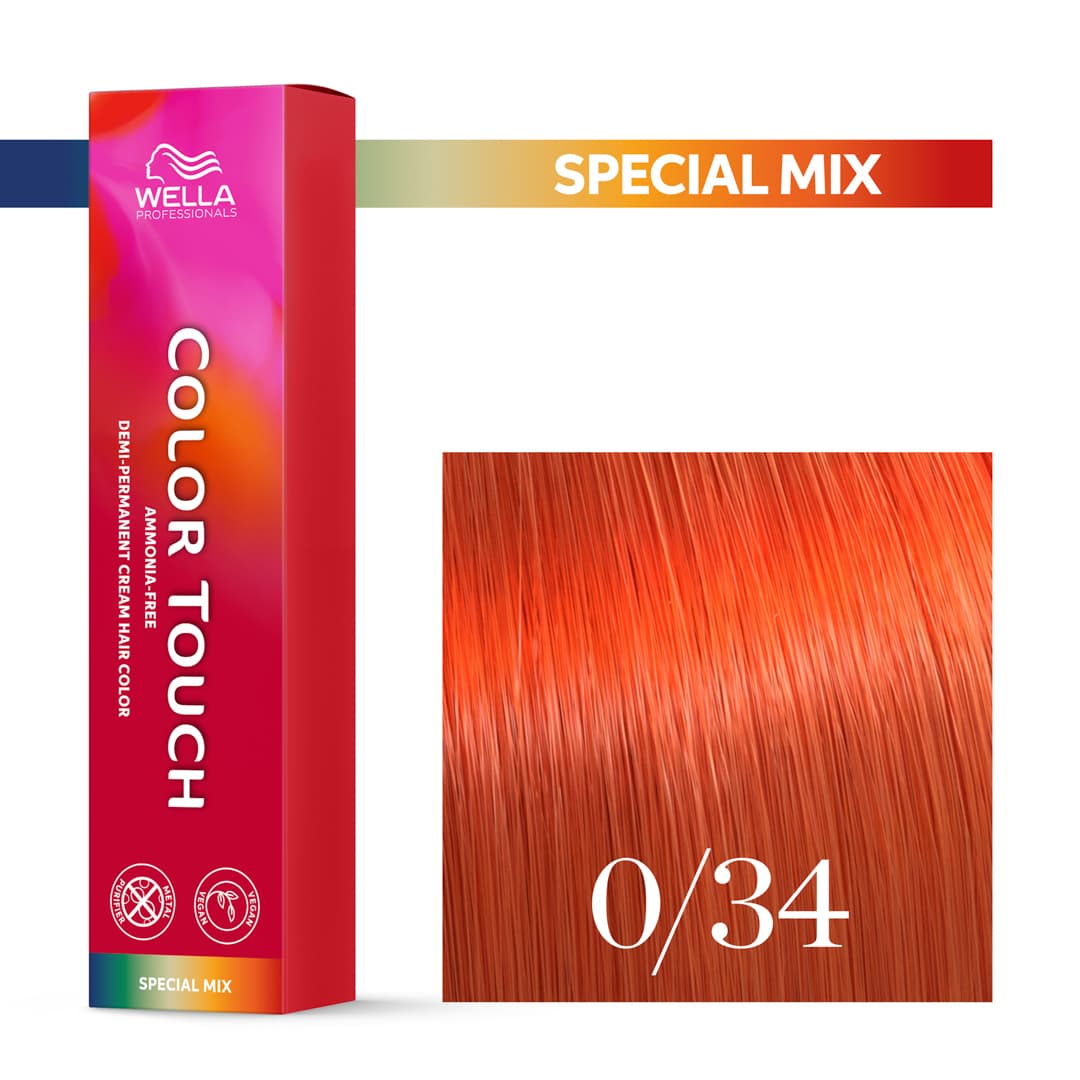 Wella Color Touch, krem tonujący bez amoniaku, 0/34