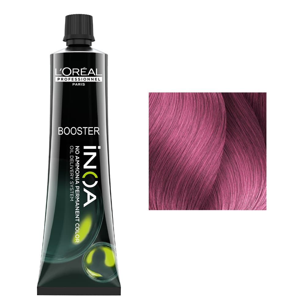 Loreal Inoa, farba booster do włosów w kremie bez amoniaku, fioletowy