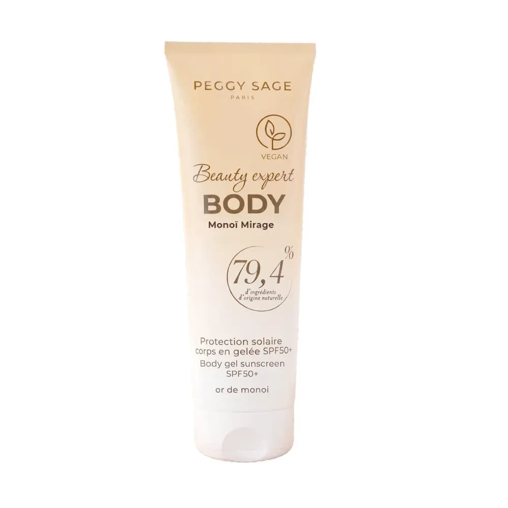 Monoï Mirage, żel do ochrony przeciwsłonecznej ciała SPF 50+, Or de Monoï