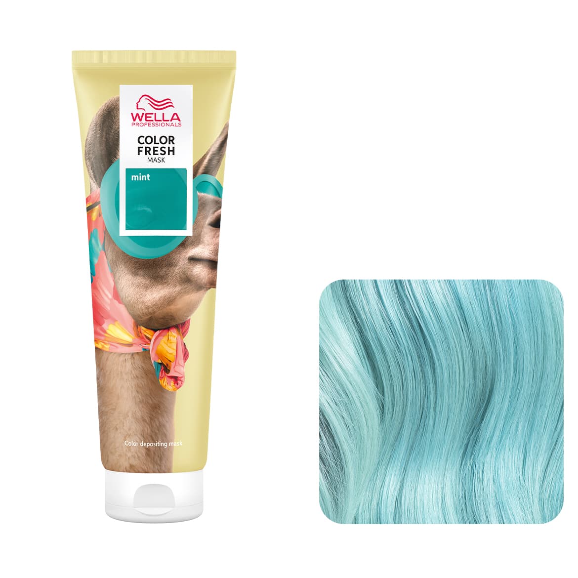 Wella Color Fresh, maska koloryzująca, Mint