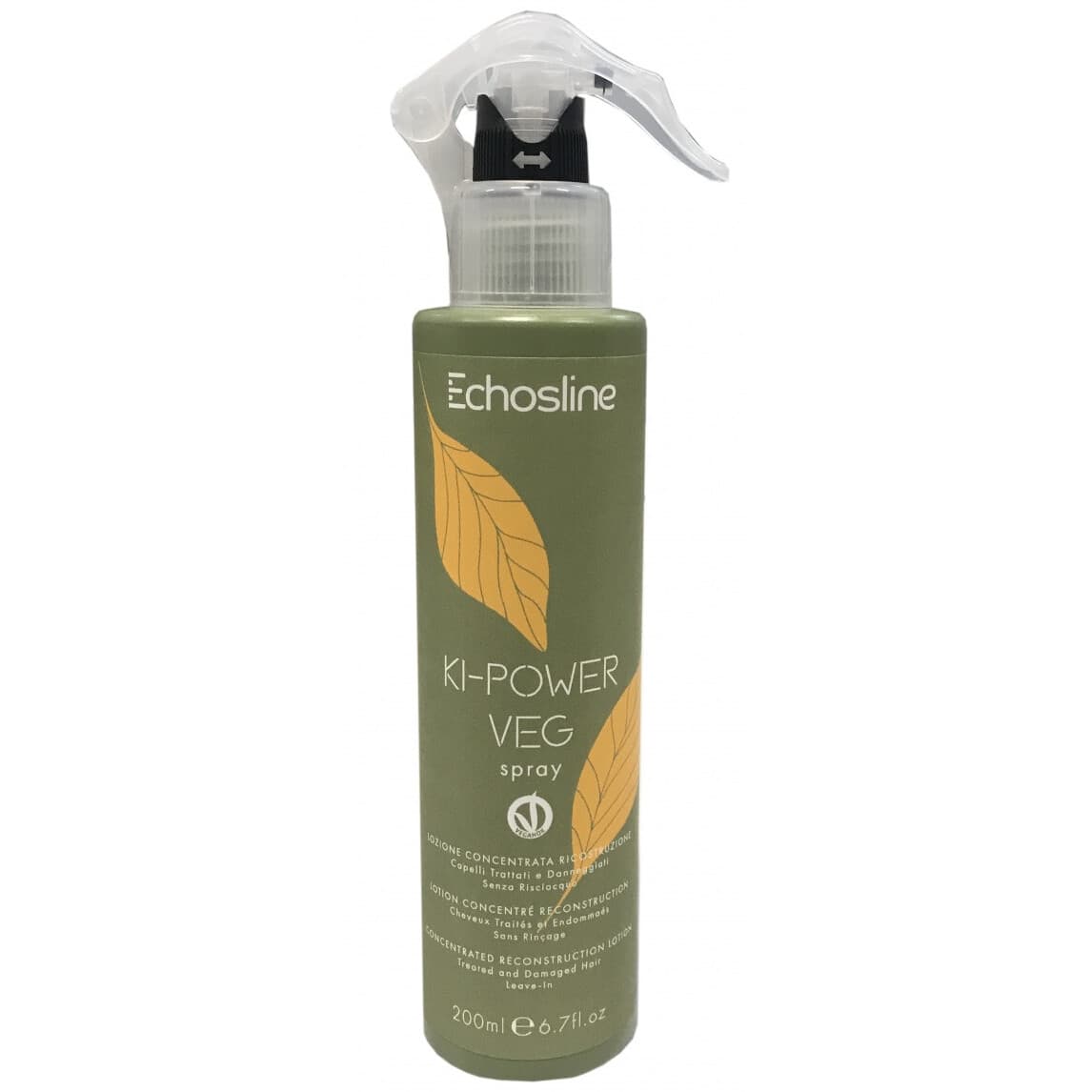 KI-POWER VEG SPRAY Skoncentrowany balsam do włosów zniszczonych bez spłukania