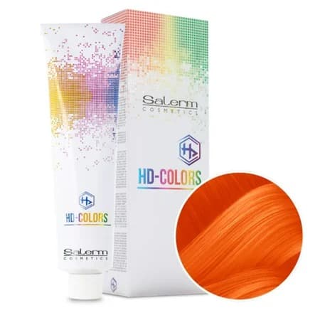 HD COLORS, farba do włosów półtrwała bez amoniaku, orange