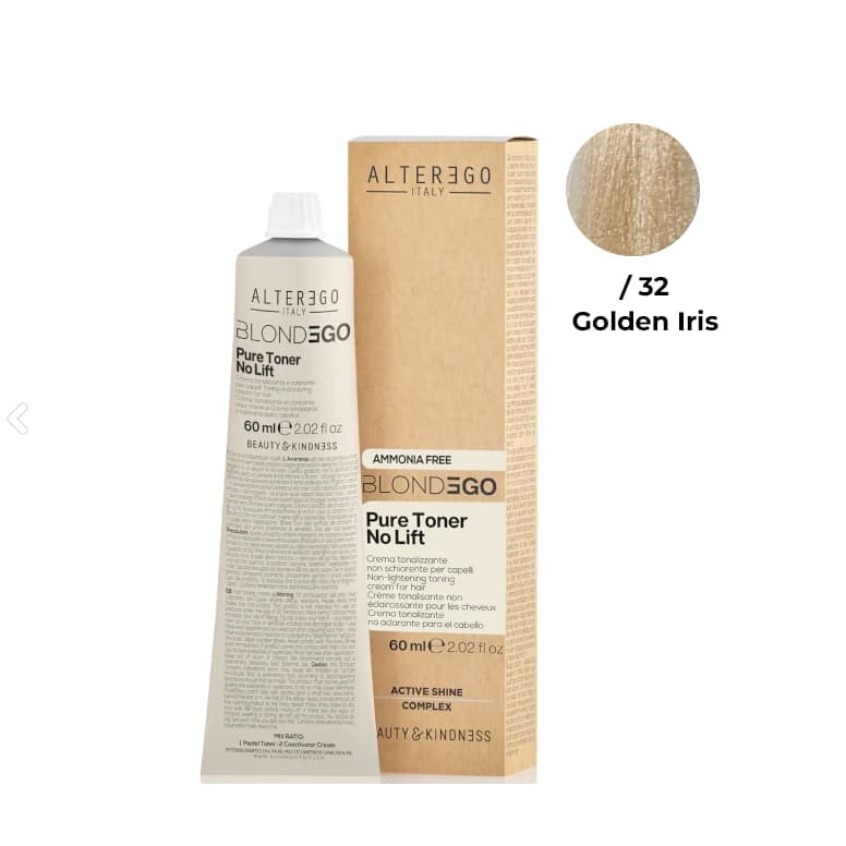 Alter Ego Blondego Pure Toner, toner do włosów, Golden Iris