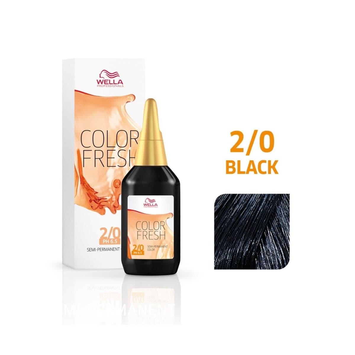 Wella Color Fresh, farba demipermanentna do włosów, 2/0