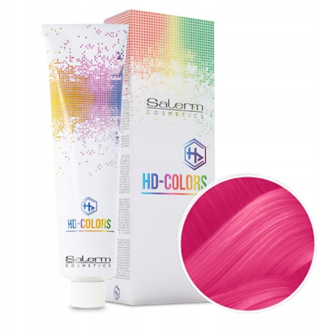 HD COLORS, farba do włosów półtrwała bez amoniaku, candy pink