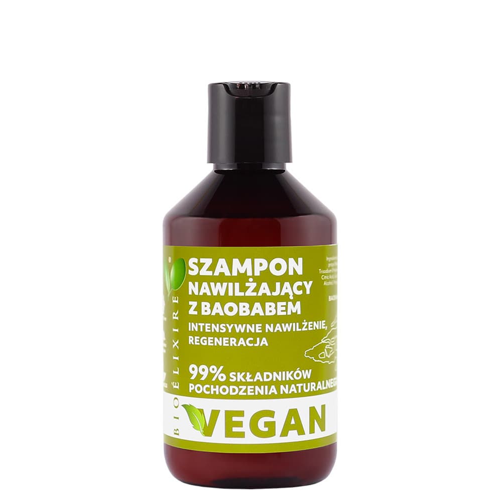 ESSENTIAL Intensywnie nawilżający szampon do włosów z baobabem Vegan