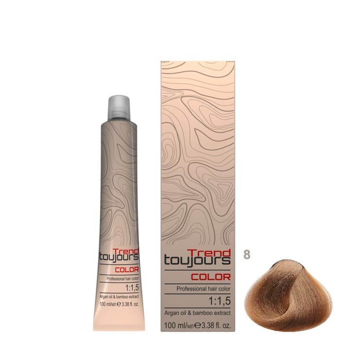 Professional Color Care, farba do włosów, 8