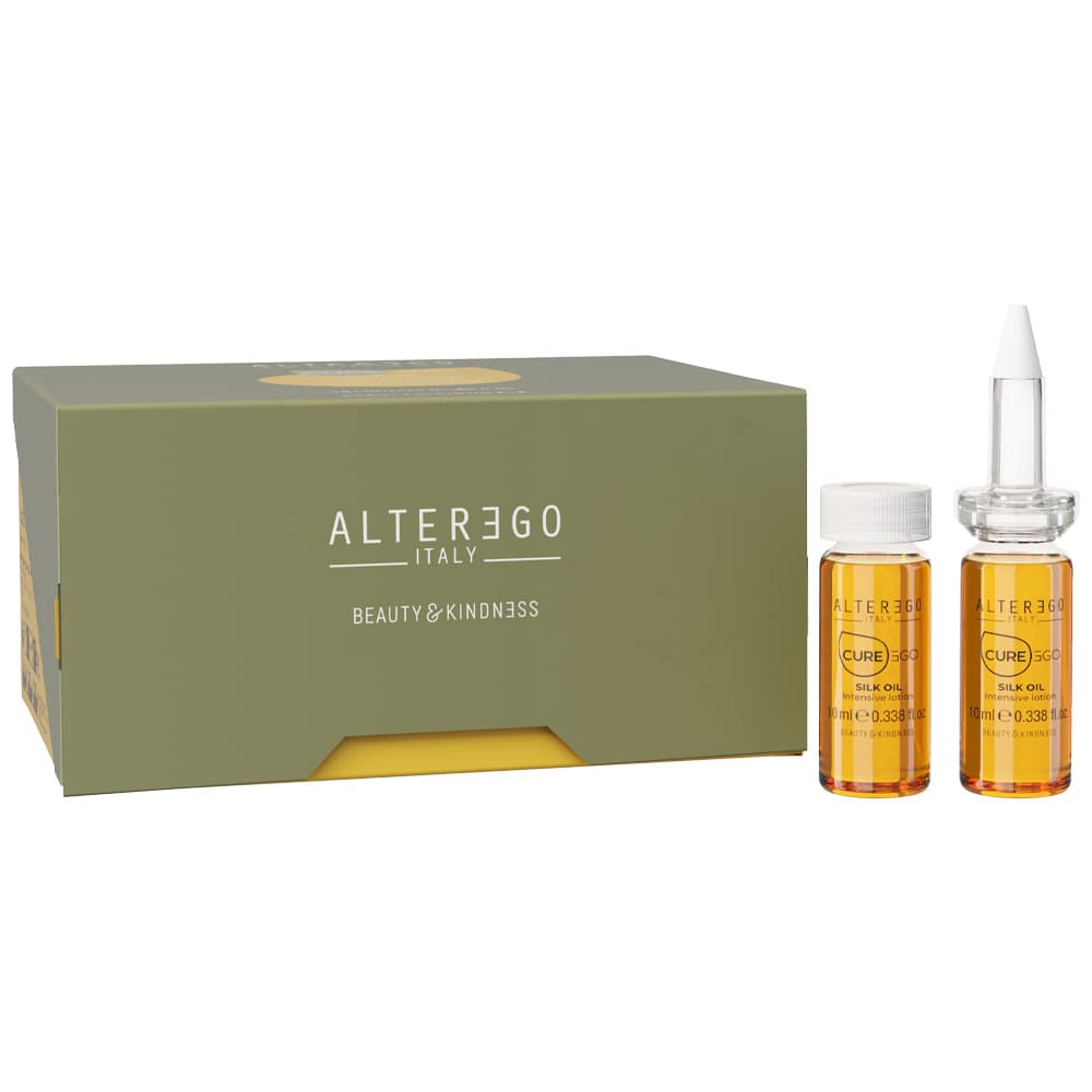 Alter Ego CureEgo Silk Oil, kuracja dla włosów niesfornych i puszących się