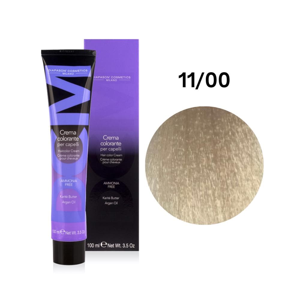 Diapason DCM No Amonia, farba bez amoniaku, 11/00 Naturalny Jasny Platynowy Blond