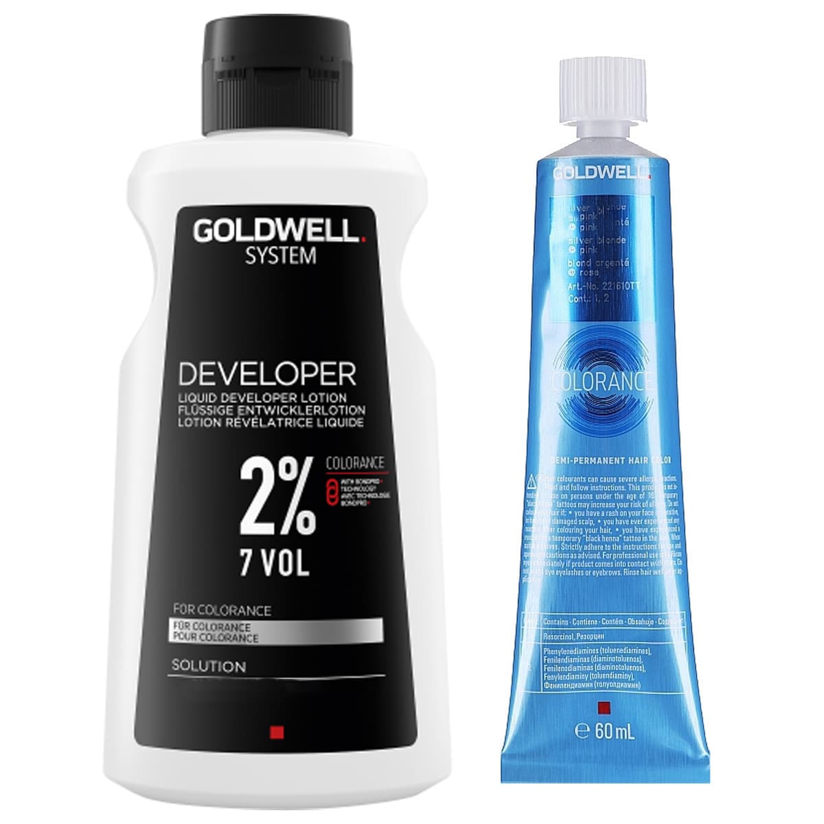 Colorance Color Infuse, zestaw do koloryzacji: krem koloryzujący + oksydant