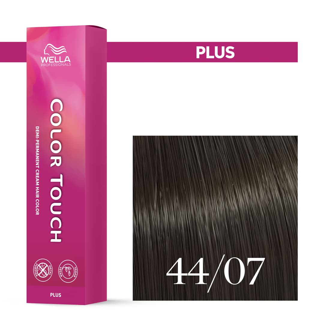 Wella Color Touch Plus, intensywny krem tonujący, 44/07