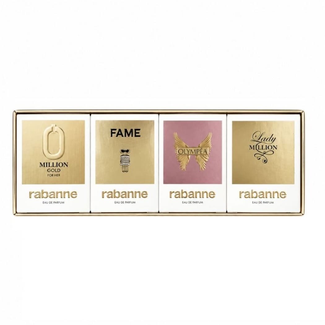 Feminine zestaw Lady Million woda perfumowana + Fame woda perfumowana + Olympea woda perfumowana + Million Gold woda perfumowana (W)