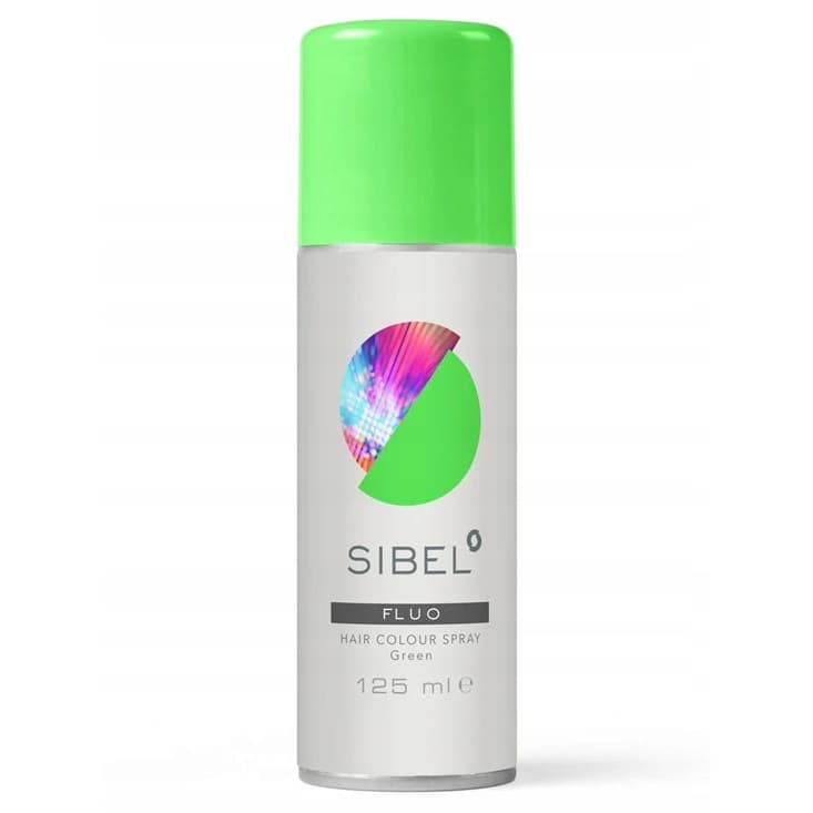 koloryzujący spray do włosów,, neonowy zielony