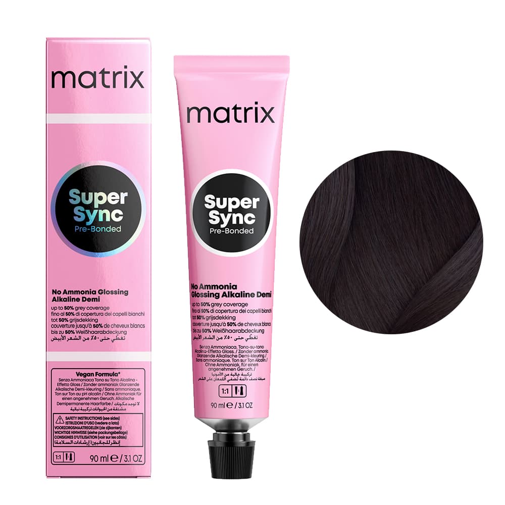 Super Sync Pre-Bonded, krem do koloryzacji ton w ton, 1A/1.1