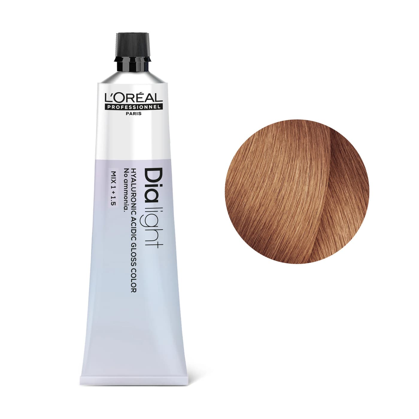 Loreal Dia Light, krem koloryzujący z kompleksem hialuronowym, 8.24