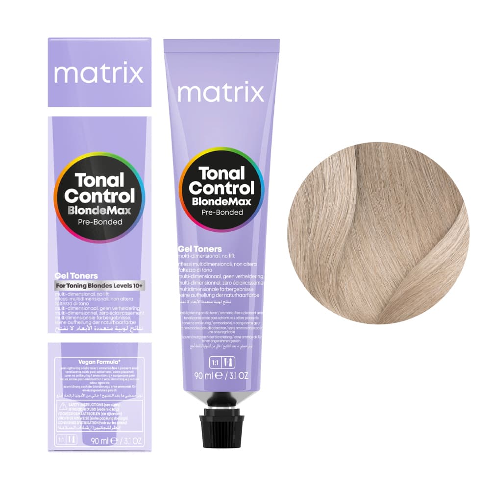 Tonal Control BlondeMax Pre-Bonded, kwasowy toner do włosów w żelu, 10N