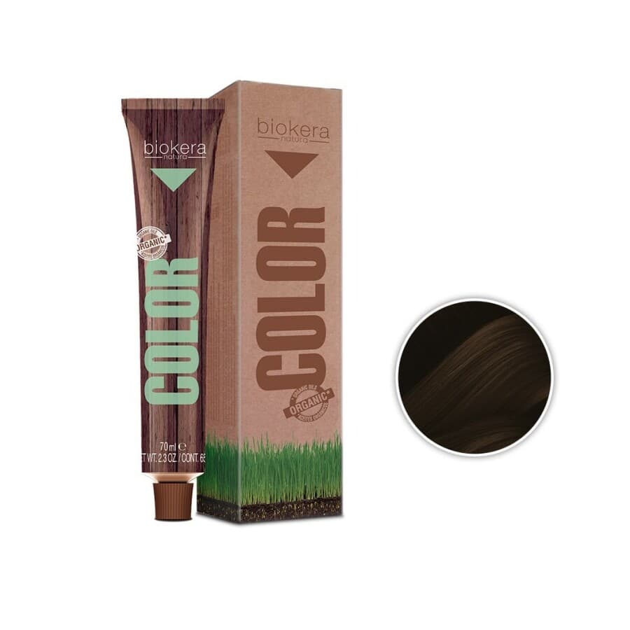 Natura Color, trwała farba do włosów z olejkami roślinnymi, 4
