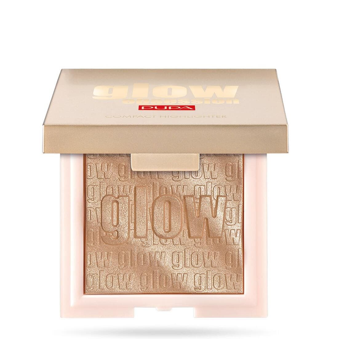Pupa Glow Obsession, rozświetlacz w kamieniu, Rose Gold
