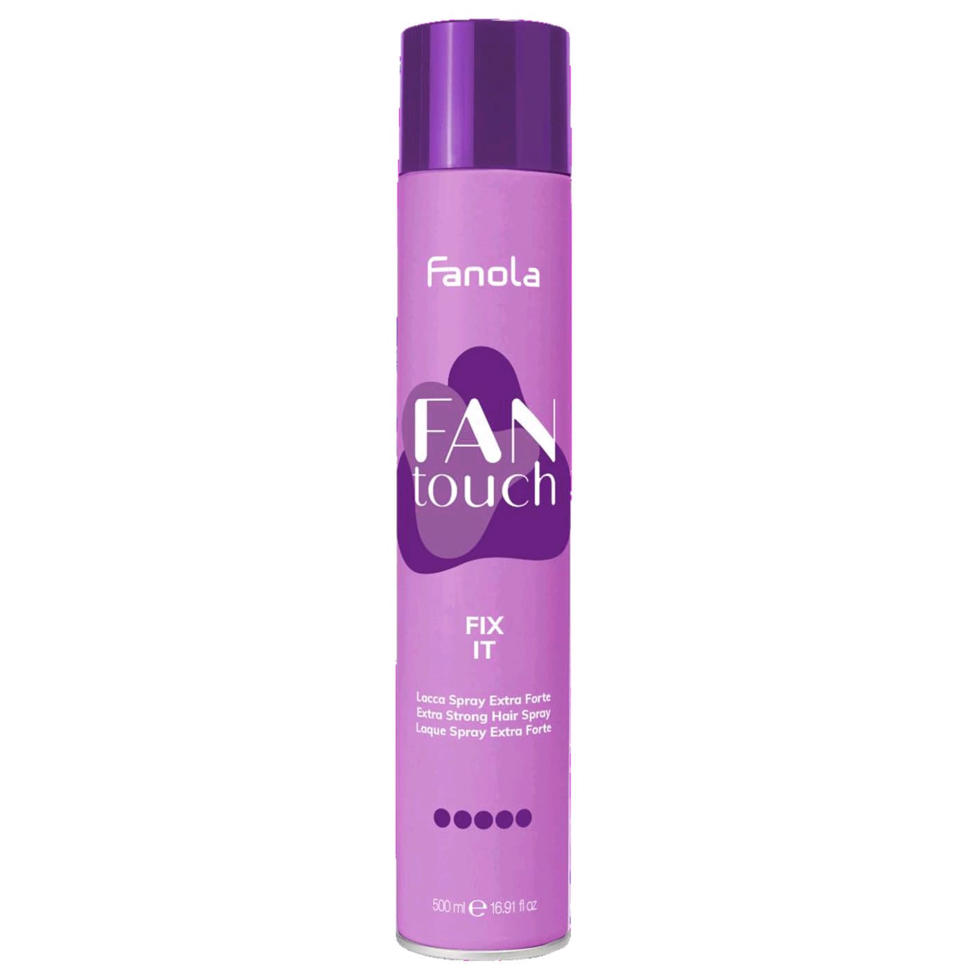 FAN TOUCH FIX IT Bardzo mocny lakier do włosów