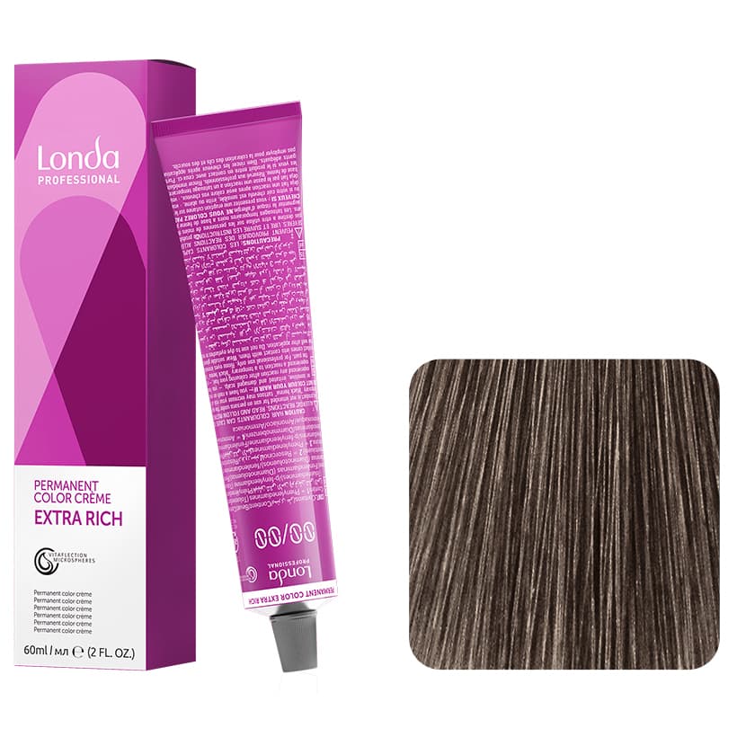Londa Color Permanent, farba do włosów, 6/81