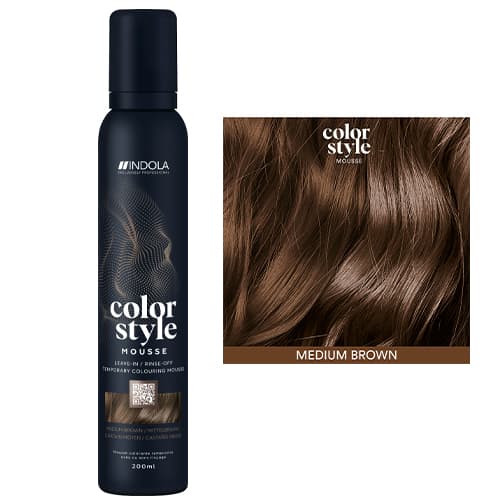 Color Style Mousse pianka tonująca Medium Brown — średni brąz