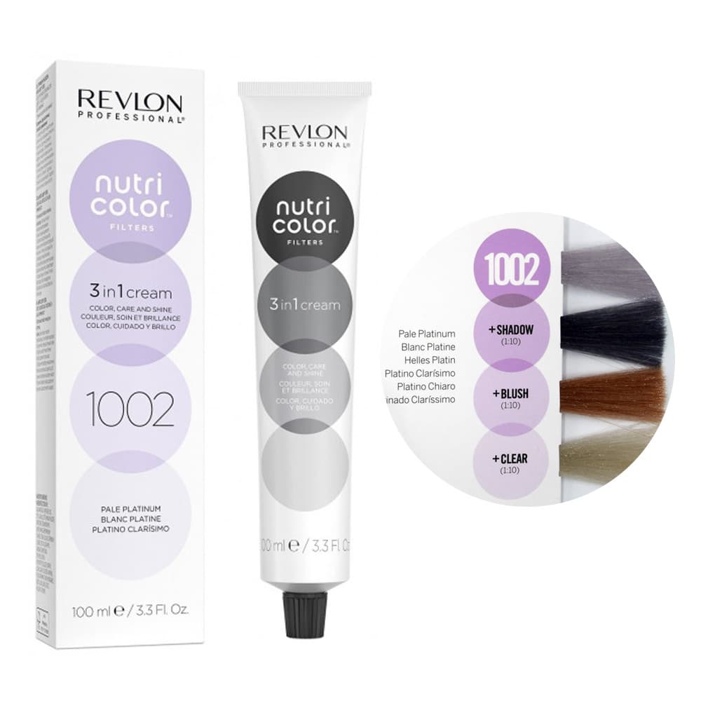 Revlon Nutri Color Filters, maska koloryzująca bez amoniaku, platynowy, tuba