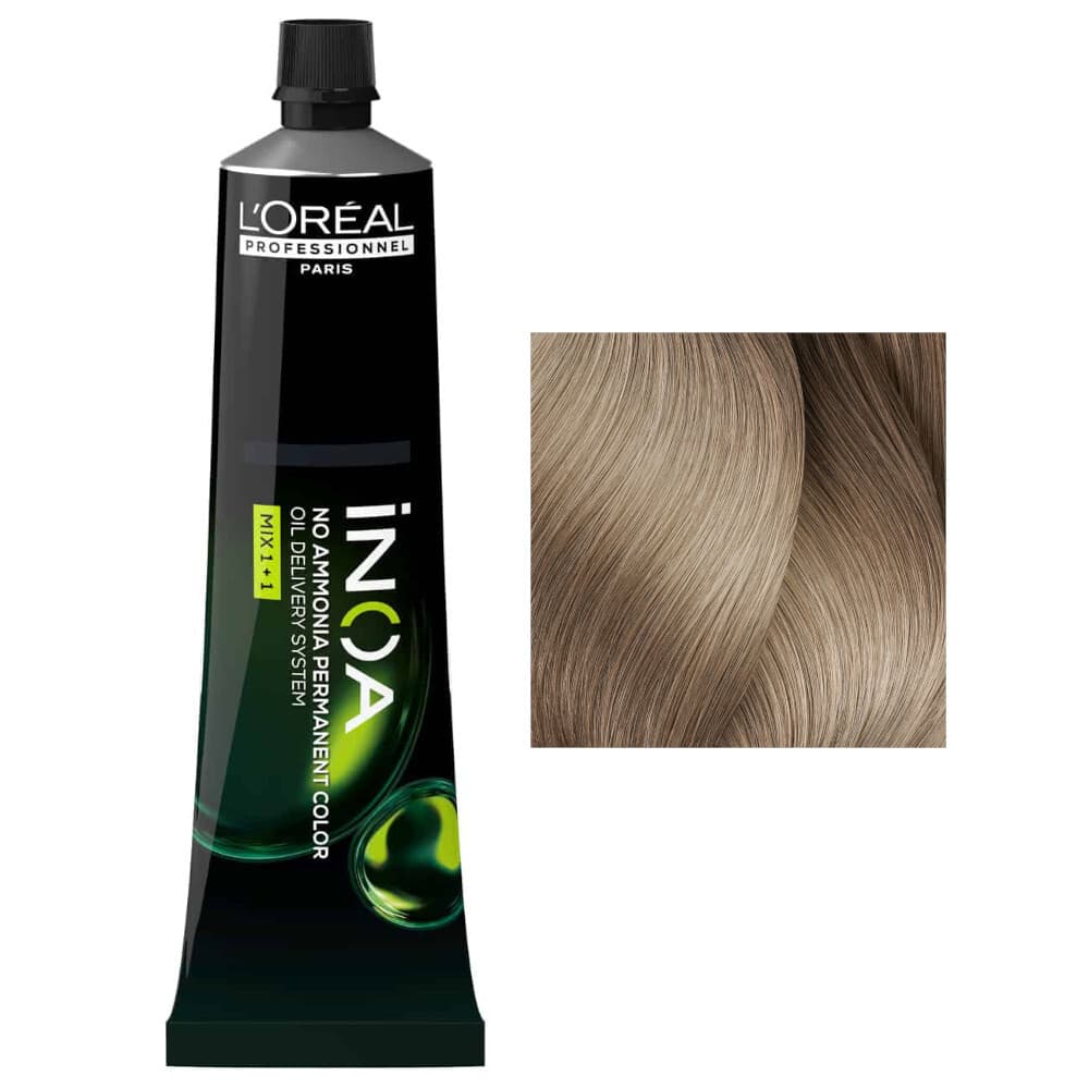 Loreal Inoa, farba do włosów w kremie bez amoniaku, 10.12 Smoky Hair