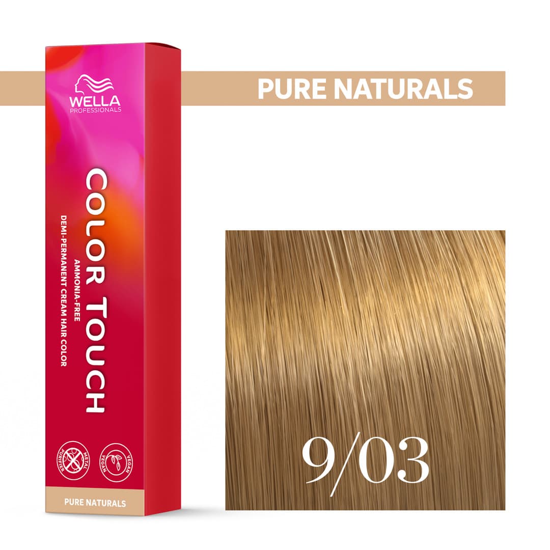 Wella Color Touch, krem tonujący bez amoniaku, 9/03