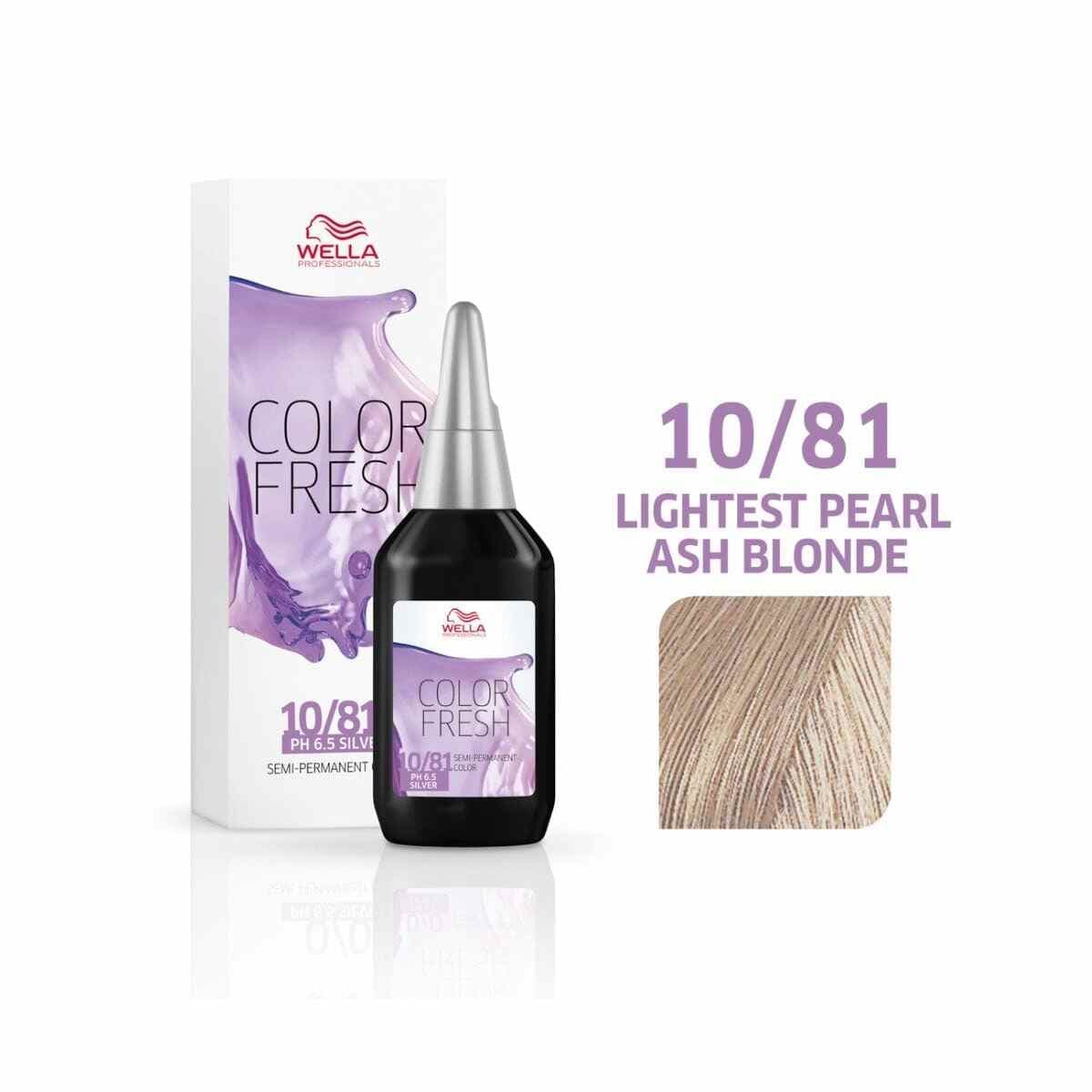 Wella Color Fresh, farba demipermanentna do włosów, 10/81