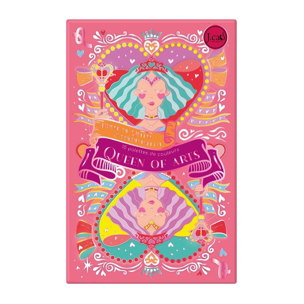 House of Queens 15 color paletter, paleta cieni do oczu, Queens of arts