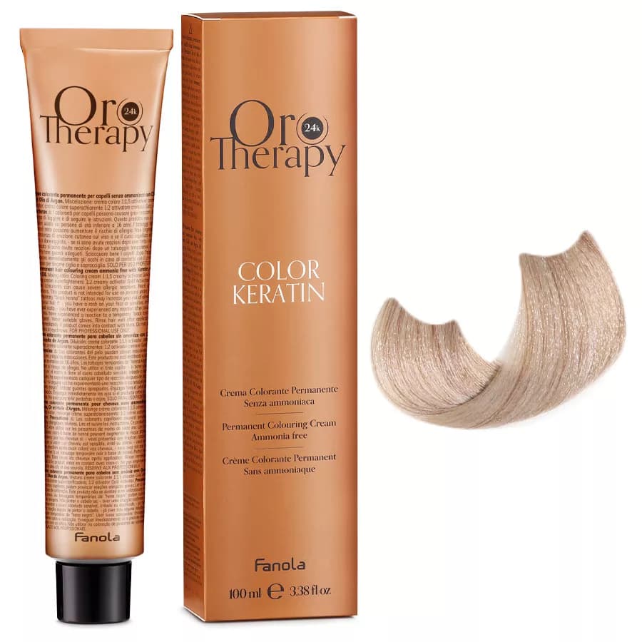 ORO THERAPY COLOR KERATIN Farba do włosów bez amoniaku - 9.13