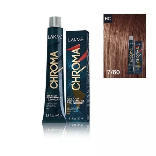 Chroma, farba do włosów o łagodnej formule, 7/60